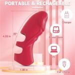 Hotsvibe Finger Vibrator Mini Sex Toy for Women with 5 Vibrations Quiet G Spot Vibrator Nipple Clitoral Stimulator - Image 6