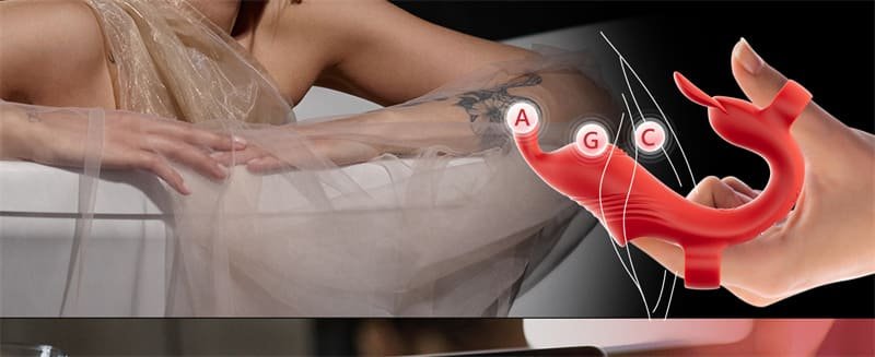 Hotsvibe Finger Vibrator for Couples with10 Patterns - Whisper Quiet & Waterproof G-Spot Stim Massaging Female Sex Toy