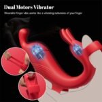 Hotsvibe Finger Vibrator for Couples with10 Patterns - Whisper Quiet & Waterproof G-Spot Stim Massaging Female Sex Toy - Image 4