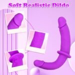 Hotsvibe Harness Strap-on Dildo Silicone Double Ended Dildo for Women Strap On Harness Big Anal Dildo Sex Toys - Image 4
