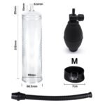 Hotsvibe Manual Penis Pump Sex Toys for Men Penis Extender with 3pcs Suction Sleeves Extend Vacuum Pump - Image 7