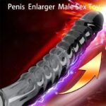 Hotsvibe Reusable Penis Sleeve Extender for Men Soft Black Cock Sleeve Girth Enhancer Sleeve Enlargement - Image 2