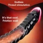 Hotsvibe Reusable Penis Sleeve Extender for Men Soft Black Cock Sleeve Girth Enhancer Sleeve Enlargement - Image 4