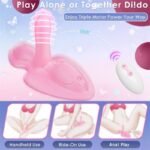 Hotsvibe Riding Dildo Vibrator Adult Sex Toys with 10 Vibrating Modes G-Spot Clit Anal Stimulator for Women Men Couples - Image 5