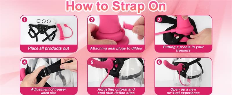 Hotsvibe Strap On Dildo Sex Toys for Women with 10 Powerful Vibration App Remote Control & G Spot Clitoral Stimulation