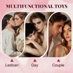 Hotsvibe Strap on Dildo Sex Toys for Couples with 6.3 Inches Realistic Penis Sleeve Silicone Strap on Harness - Image 4