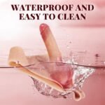 Hotsvibe Strap on Dildo Sex Toys for Couples with 6.3 Inches Realistic Penis Sleeve Silicone Strap on Harness - Image 5