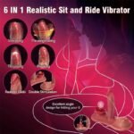 Hotsvibe Thrusting Dildo Vibrator Sex Toys with 7 Thrusting & 10 Vibrating Grinder Vibrators Women Sex Toy - Image 4