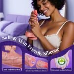 Hotsvibe Thrusting Dildo Vibrator with 10 Vibrating & Thrusting Safety Soft Silicone Dildo for Vagina Anal Stimulation - Image 5