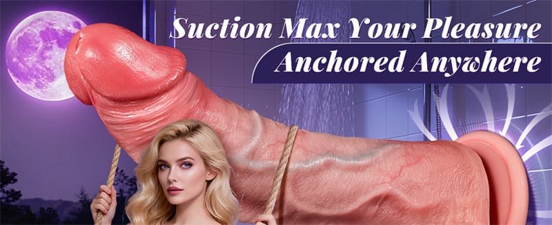 Hotsvibe Thrusting Dildo Vibrator with 10 Vibrating & Thrusting Safety Soft Silicone Dildo for Vagina Anal Stimulation