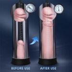 Hotsvibe Vacuum Penis Pump Adult Toys Penis Pump Enlarger Device with 1 Pcs Lifelike Vagina Sleeve - Image 2