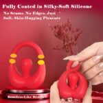 Hotsvibe Vibrating Penis Ring with 360° Adjustable Tongue Clitoral Taint Testicle Stimulator & 9 Vibration Modes - Image 6