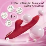 Hotsvibe Vibrator Thrusting Dildo for Women with 10 Vibration 7 Thrust Mode Rabbit Vibrators Adult Sex Toy - Image 2