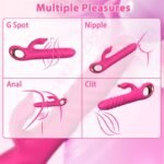 Rabbit G Spot Dildo Vibrators with 10 Powerful Vibrating & 10 Thrusting Modes Thrusting Vibrator Sex Toys for Women - Image 4