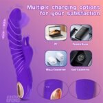 Rabbit Sex Toys G Spot Vibrators Womens Sex Toy with 3 Thrusting 10 Vibration & 3 Wiggling Modes Thrusting Vibrator - Image 9