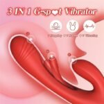 Rabbit Vibrator Dildo for Women with 7 Vibrations & 7 Flapping Modes G Spot Vibrator for Clit Anal Stimulation - Image 4