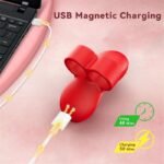 Red Mini Finger Vibrator Sex Toys with 10 Vibration Modes Bullet Vibrators Nipple Sex Toys & Games Women Pleaseure - Image 5