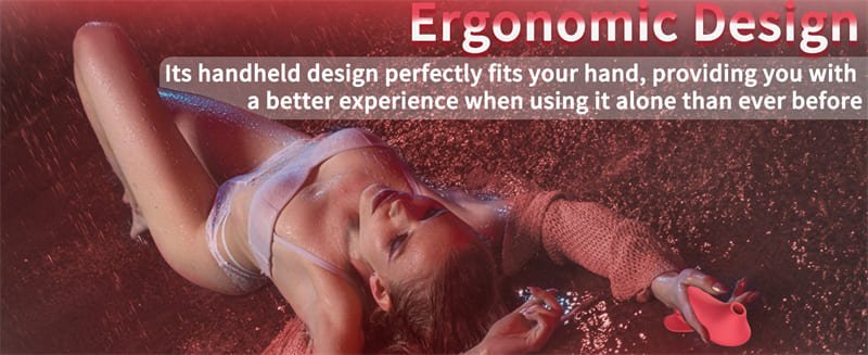 Rose Finger Vibrator with Suction Function 10 Vibration Sucking Clitoral Vibrators Sex Toy for Women Couples 14