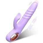 Rose Thrusting Vibrator Sex Toys with 10 Powerful Vibration 10 Thrusting Modes Rabbit G Spot Dildo Vibrators for Women - Image 2