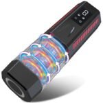 Upgrade Automatic Male Masturbator with 7 Thrusting & 7 Rotating Sex Machine Male Sex Toys with LCD Display D08A