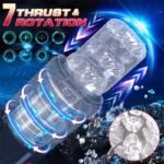 Upgrade Automatic Male Masturbator with 7 Thrusting & 7 Rotating Sex Machine Male Sex Toys with LCD Display D08A - Image 3