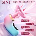 Anna Rose Tongue Vibrators with 3 Sucking 9 Tongue Licking & Vibrating Clitoral G Spot Vibrators with LCD Display - Image 2