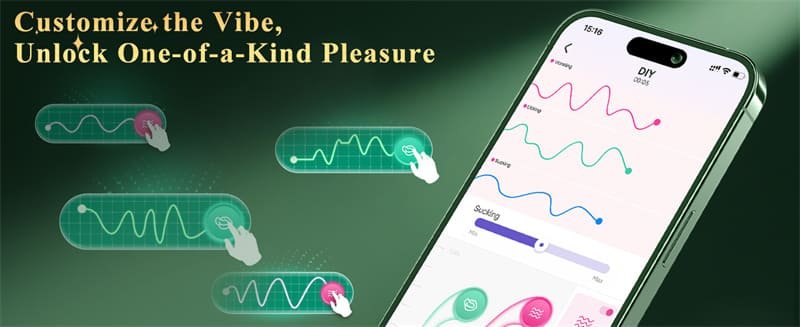 Anna Sucking Vibrator with 9 Tongue Licking & Vibrating 3 Sucking Rose Vibrator Sex Toys with LCD Display