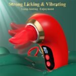 Anna Sucking Vibrator with 9 Tongue Licking & Vibrating 3 Sucking Rose Vibrator Sex Toys with LCD Display - Image 5