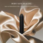 Black Bullet Vibrator with 10 Vibrations Discreet Lipstick Vibe Mini Vibrators with Angled Tip for Clitoral Stimulation - Image 6