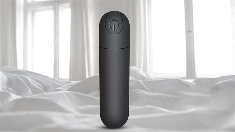 Black G Spot Mini Vibrator Nipple Clitorals Stimulator with 10 Vibration Modes Portable Waterproof Bullet Vibrator