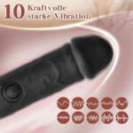 Bullet Dildo Vibrator for Women with 10 Vibration Modes Mini Vibrator Clit Stimulator for Solo Couples Pleasure - Image 2