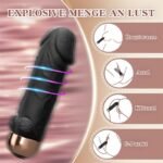 Bullet Dildo Vibrator for Women with 10 Vibration Modes Mini Vibrator Clit Stimulator for Solo Couples Pleasure - Image 3