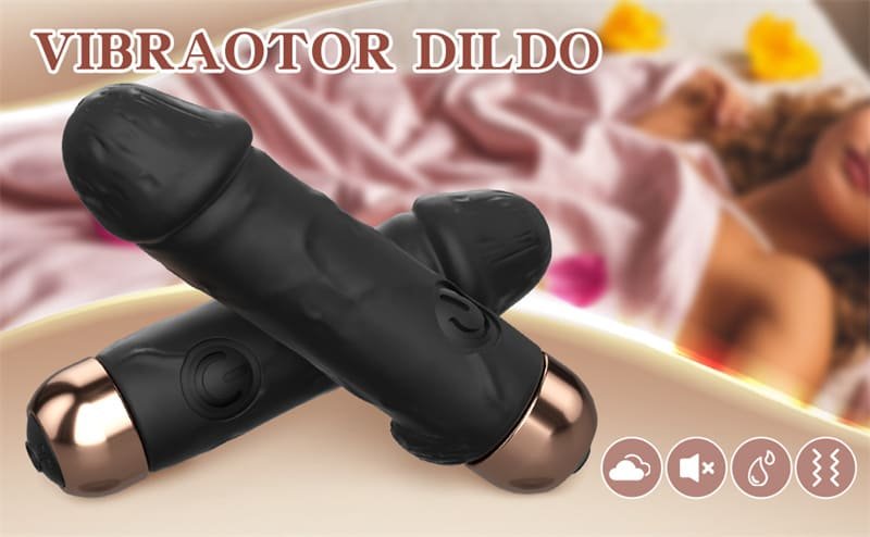 Bullet Dildo Vibrator for Women with 10 Vibration Modes Mini Vibrator Clit Stimulator for Solo Couples Pleasure 7