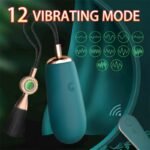 Bullet Vibrator Love Egg with 12 Vibration Modes Vibrating Egg Mini Vibrator for G Spot Clitoris with Remote Control - Image 2