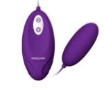 EROCOME Bullet Vibrator with 12 Vibrations Double Bullet Egg Vibrator for G Spot Clitoral with Wired Control