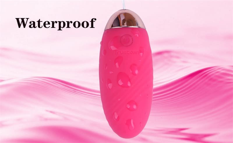 Egg Vibrator with Remote Control Soft Silicone Bullet Vibrator with 10 Vibrations for G spot Clit Stimulation 10