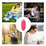 Egg Vibrator with Remote Control Soft Silicone Bullet Vibrator with 10 Vibrations for G spot Clit Stimulation - Image 7