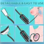 Electric Pussy Pump Nipple Sucker Sex Toys with 6 Suction Modes BDSM Toys Kit Clit Sucker with 5 Size Cups Included - Image 7