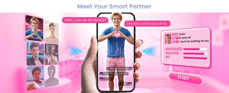 Hotsvibe 10 Tongue Licking Rose Tongue Vibrator Anal Clit Nipple Vibrators Female Couples Sex Toys with APP 19