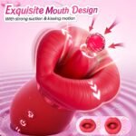 Hotsvibe 5IN1 Mouth Sucking Vibrator Rose Sex Toy with 10 Tongue Licking Modes & APP Clit Nipple Vibrators - Image 3
