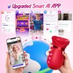 Hotsvibe 5IN1 Mouth Sucking Vibrator Rose Sex Toy with 10 Tongue Licking Modes & APP Clit Nipple Vibrators - Image 5