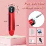 Hotsvibe 9 Vibrations Bullet Vibrator with LED Display Lipstick Vibrator for G Spot Clitoral Nipple Anal Sex Stimulation - Image 7