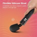 Hotsvibe Magic Wand Vibrators with 9 Vibrations & 5 Speeds Mini Vibrating Wand for Clitoral Stimulation with LED Display - Image 6