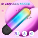 Hotsvibe Mini Bullet Vibrator Sex Toys for Women with 10 Vibration Modes Lipstick Vibrator Bullet Female Sex Toy - Image 2
