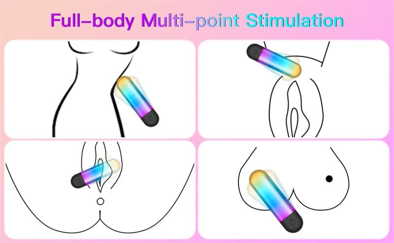 Hotsvibe Mini Bullet Vibrator Sex Toys for Women with 10 Vibration Modes Lipstick Vibrator Bullet Female Sex Toy 3 Hotsvibe Mini Bullet Vibrator Sex Toys for Women with 10 Vibration Modes Lipstick Vibrator Bullet Female Sex Toy