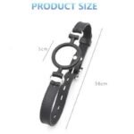 Hotsvibe Open Mouth Gag O-ring Gag Restraints with Adjustable Strap - Image 2