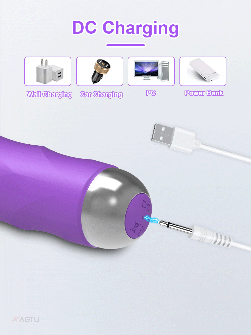 Hotsvibe Vibrator Wand Massager Sex Toy with 20 Vibration Modes AV Vibrator for Women for Women Couple
