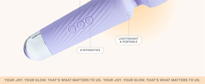 Hotsvibe Vibrator Wand Massager with Multi Patterns and speeds Clitoral Vibrators Couples Sex Toy