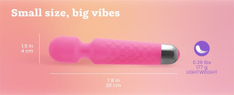 Hotsvibe Wand Vibrator for Women with 20 Patterns 8 Speeds G Spot Vibrator for Clitoral Stimulation 16