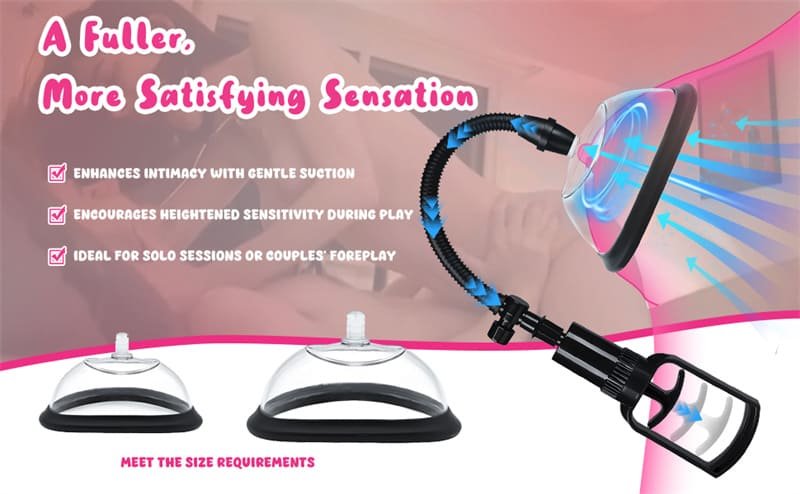 Manual Pussy Pump Sexual Enhancers Sex Toys for Women Vacuum Vagina Sex Pump for Intense Stimulation